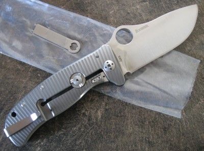 NEW Spyderco C157GTIP LionSpy G 10 & Titanium Elmax Steel Folder 