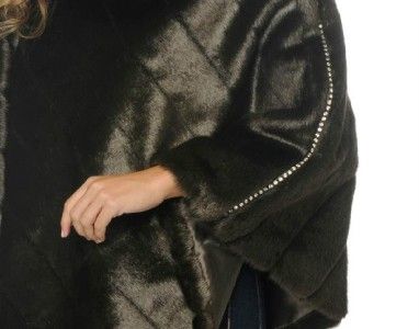 LLUSION by sherry cassin Mink Style Poncho