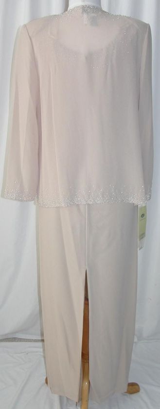   Beading Gown Brand New with Tags Champagne Color Size Medium or 8 10