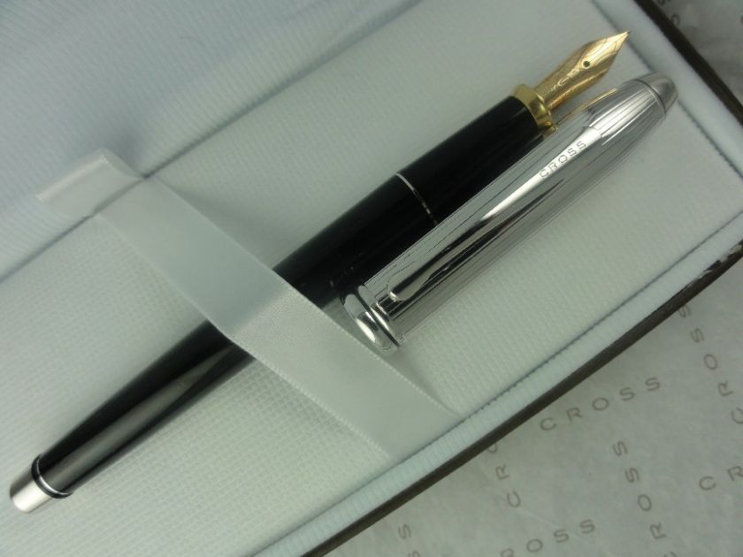 CROSS TOWNSEND TUXEDO 14k SOLID nib Fountain PEN $350  