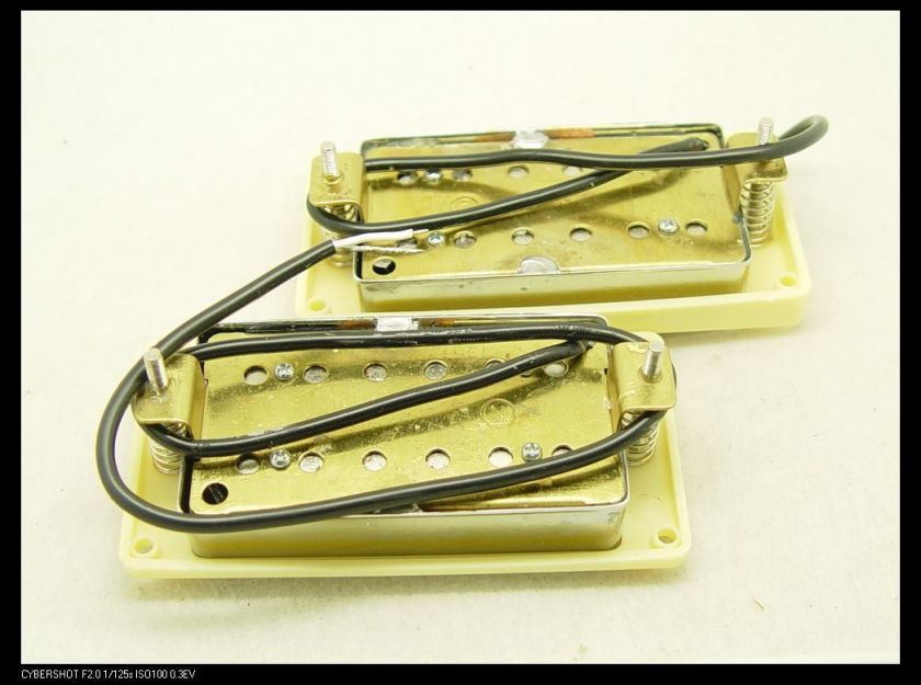 New Pair of Chrome Neck & Bridge Humbucker pickups for ETC Guitar 