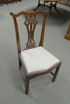 Chippendale Dining Chairs Mahogany Set 8  