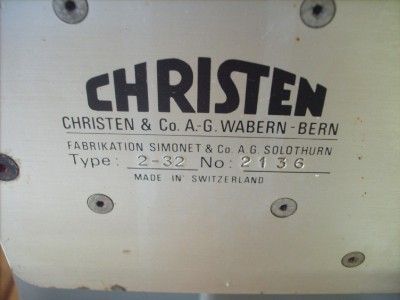 Christen Model# 2 32 Drill Point / Step Drill Grinder  