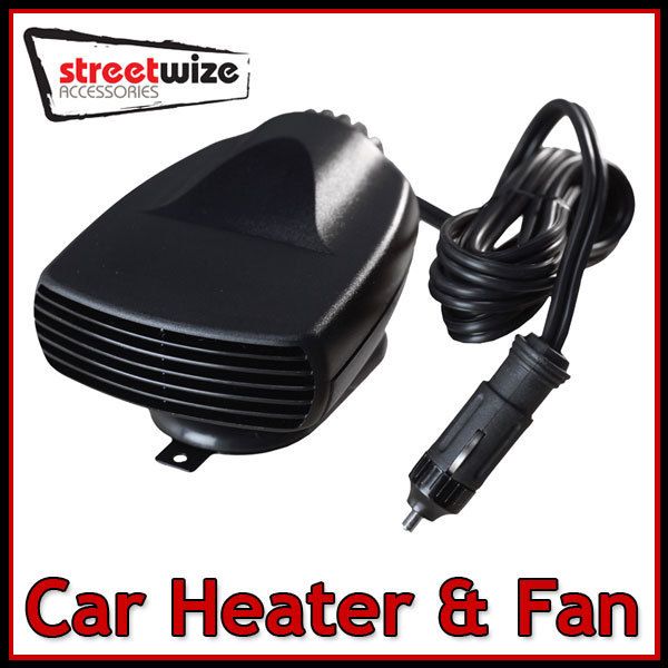   IN 1 12v DC 150W Car Dashboard HEATER & FAN Air Circulation STREETWIZE