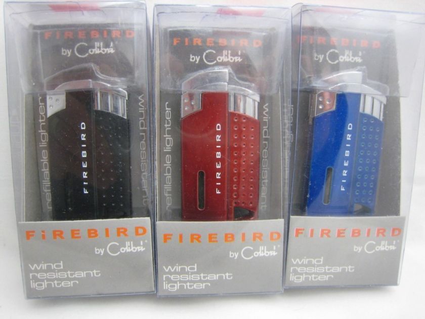 New Black Colibri Firebird Ridge Quantum Cigar Lighter  