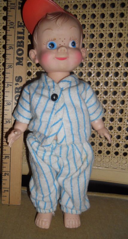 Doll Vintage 1960s Effanbee Mickey Baseball Player  