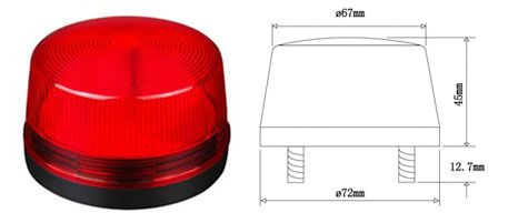 Fire Siren Series Light Red  