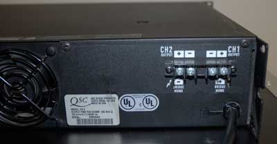 QSC CX4 Professional 2U Rackmount Amplifier   2 channel   450 Watts 