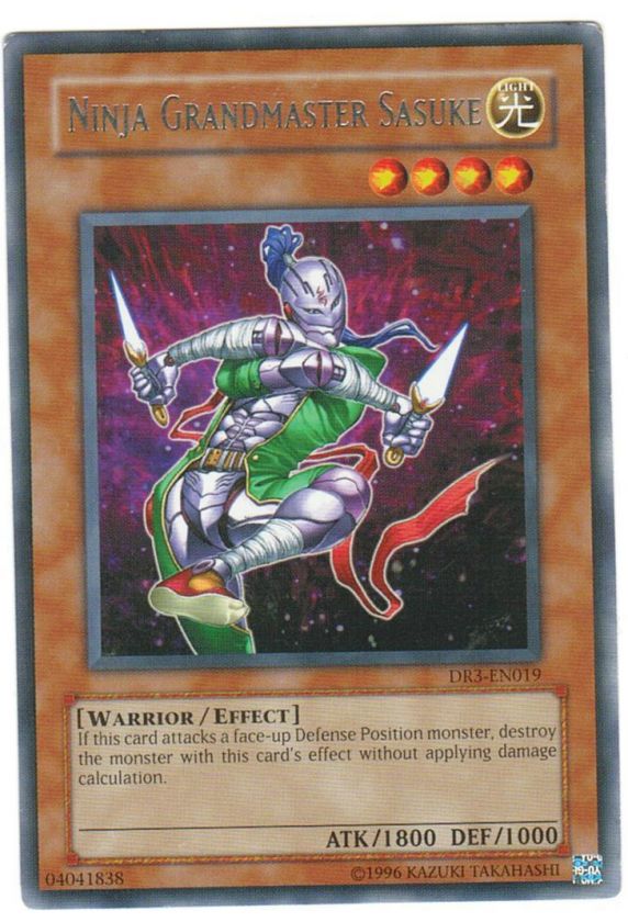 YuGiOh DR3 EN019 Ninja Grandmaster Sasuke  