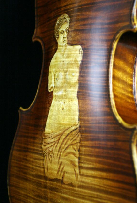 LUXURIES CARVED STRAD VIOLIN #0316 Great Projection  