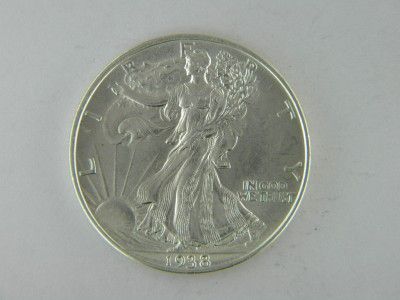 1938 50c Walking Liberty Half Dollar CH/GEM/BU /D 409  