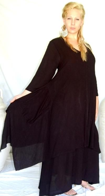 L266 BLACK/DRESS LAYER ASYM MADE 2 ORDER 4X 5X 6X  