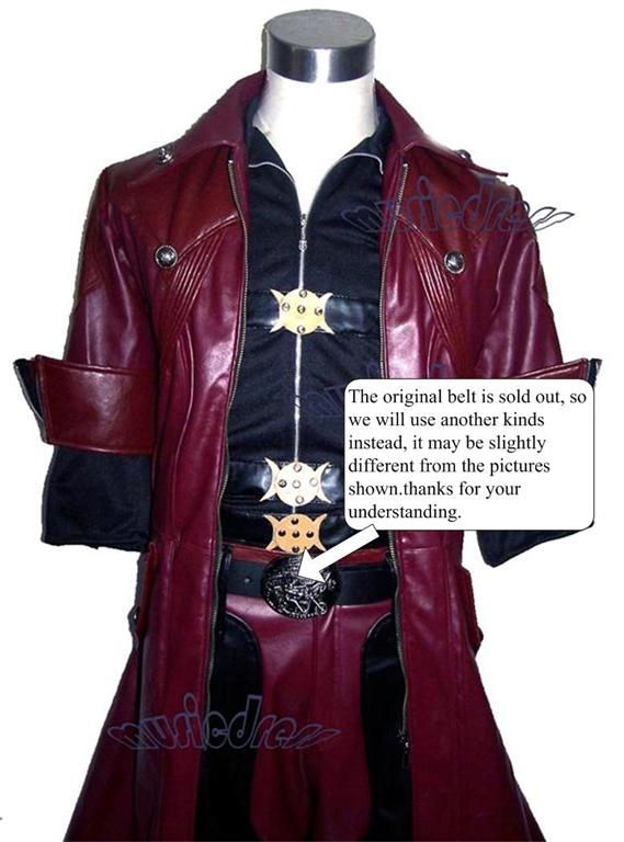 Wig +Devil May Cry 4 DMC4 Dante cosplay costume  