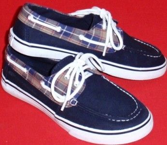 NEW Boys Youth ROUTE 66 Blue/Brown Loafers Oxfords Casual/Dress Shoes 