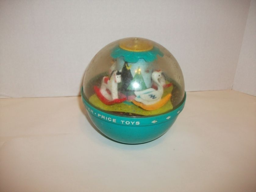 Fisher Price 1966 Roly Poly Chime Ball #165  