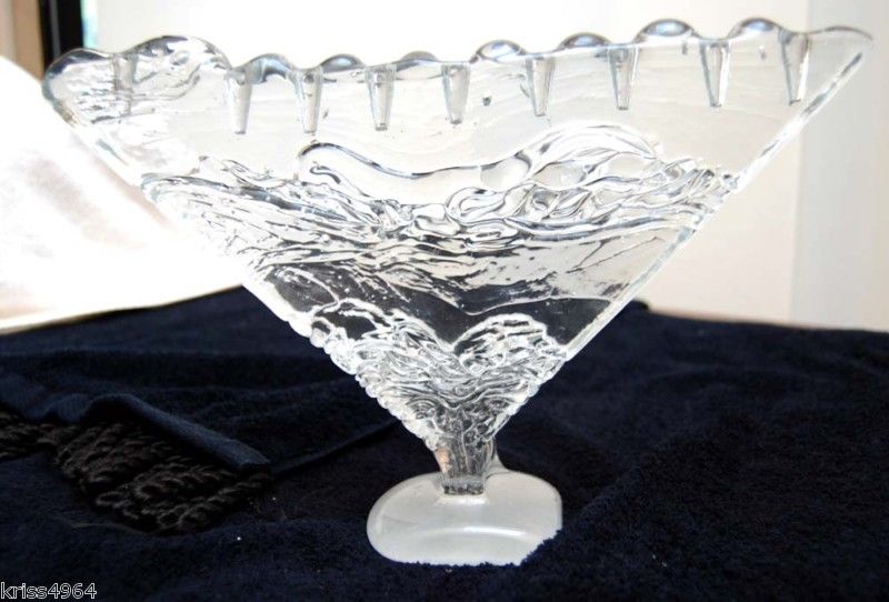 GLASSLIGHT STUDIO MENORAH   CRYSTAL  