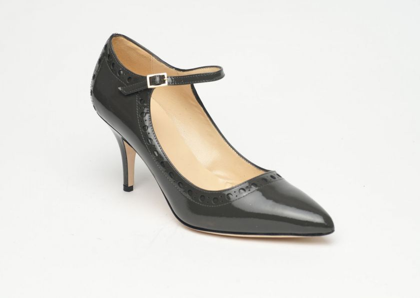 NEW Kate Spade ‘Tucker’ gray patent leather pumps $310  