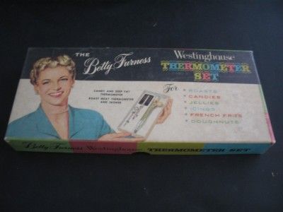 Vintage The Betty Furness Westinghouse Thermometer Set  