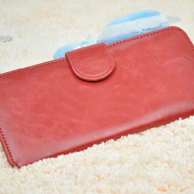 Korean Style PU Leather Lady Girls Clutch Purse Long Wallet Bag  