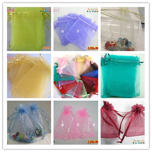 organza wedding jewelry packaging favor bags pack of the most