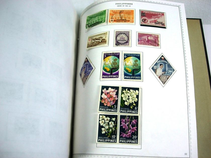   , Advanced Stamp Collection mostly hinged on Minkus Specialty pages