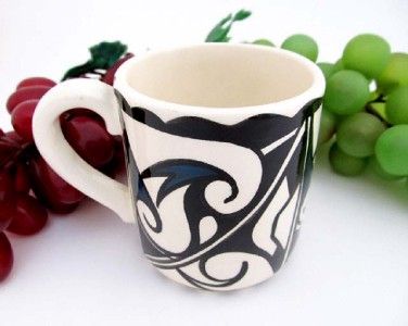 1989 Isleta NM Pottery MUG Gloria Holguin PUEBLO Native American 