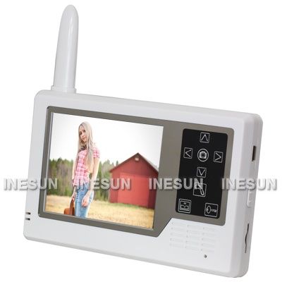 Home Security CCTV Wireless 3.5inch TFT Monitor Video Doorphone 