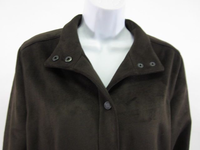 CALVIN KLEIN Brown Long Sleeve Jacket Coat Sz M  