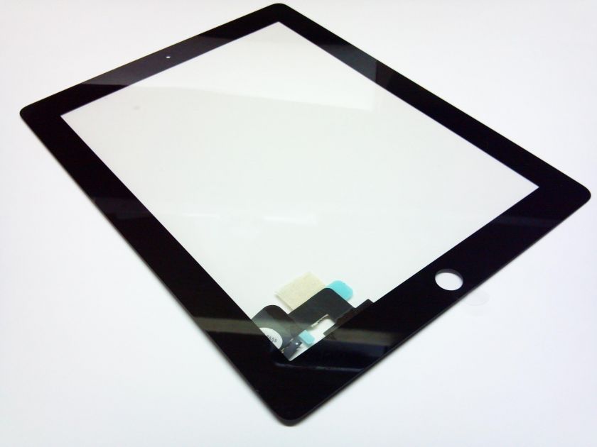 BLACK OEM REPLACEMENT APPLE iPAD 2 LCD GLASS TOUCH SCREN DIGITIZER 