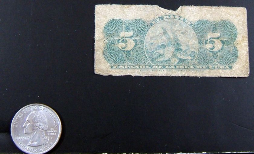 Vintage EL BANCO ESPANOL de la ISLA DE CUBA Currency  