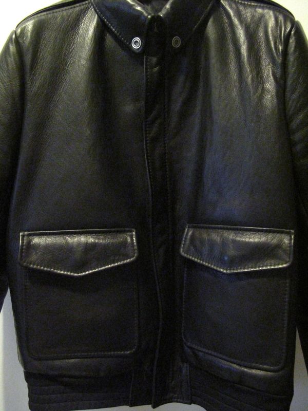 AMAZING Authentic BALENCIAGA Mens Black LEATHER Jacket F/W11 