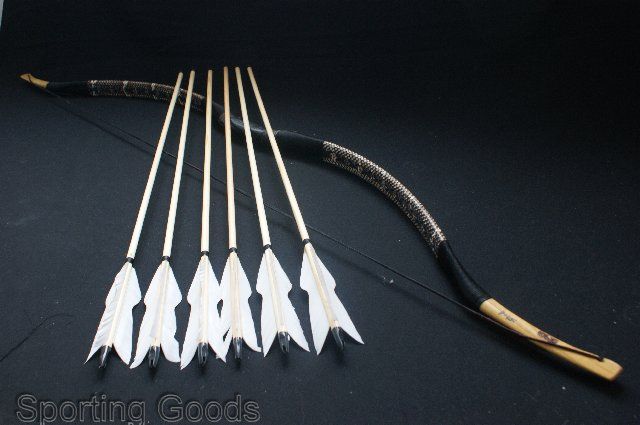 Snakeskin Archery Traditional hunting Longbow 40# Recurve bow+ String+ 