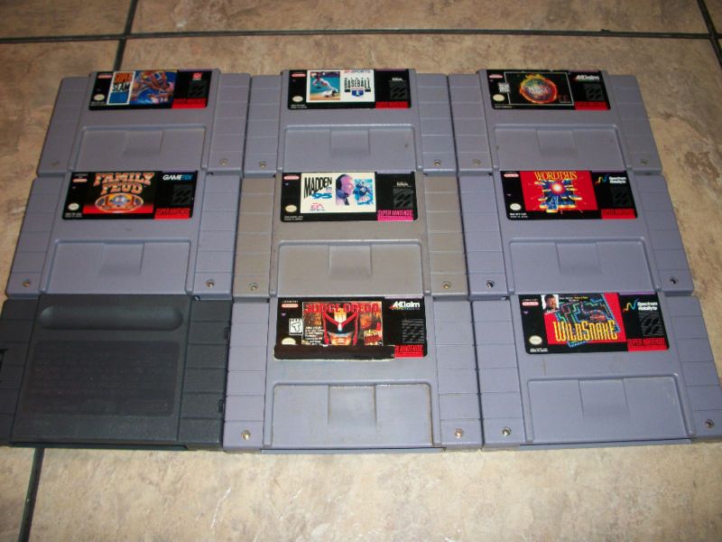 SUPER NINTENDO  GAMES (LOOK) LOT #2***  