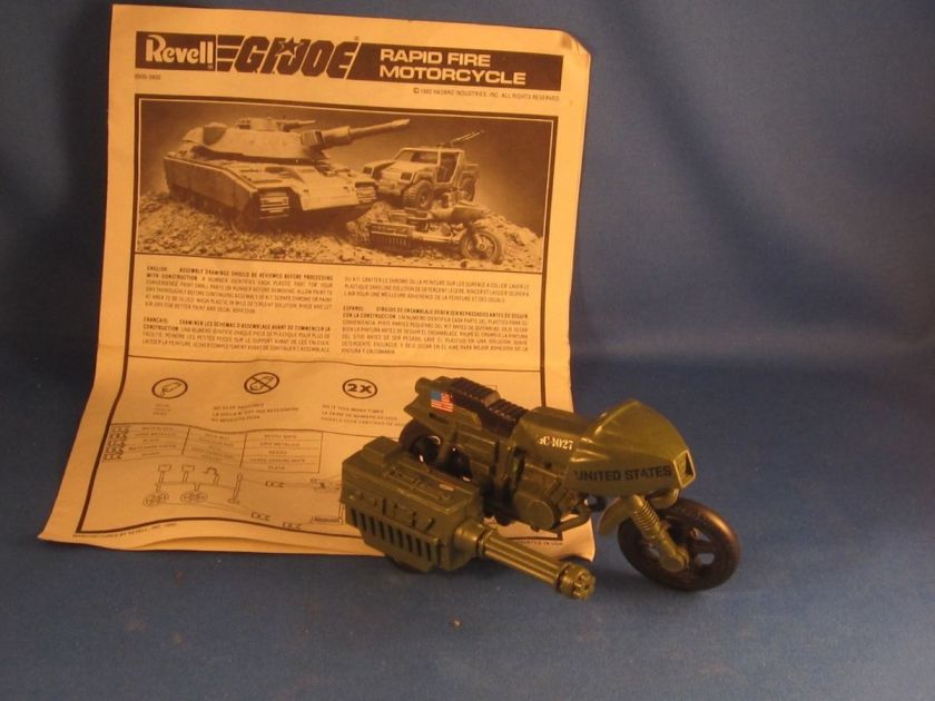 GI Joe 1982 Rapid Fire Motorcycle  