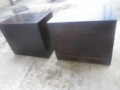 PAIR JOHN STUART NIGHT STANDS MID CENTURY MODERN  