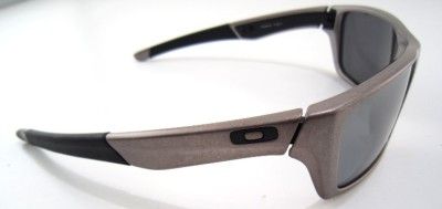 Oakley Sunglasses Jury Distressed Silver Black Iridium Polarized 4045 