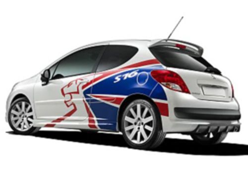 peugeot 107 sport full racing stripes