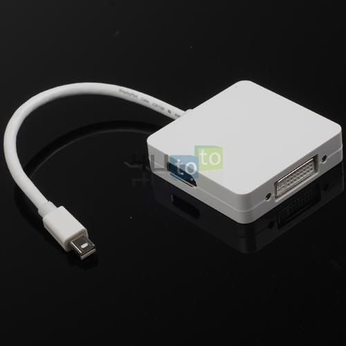   Mini Displayport to DP HDMI DVI Cable Converter For MAC pro  