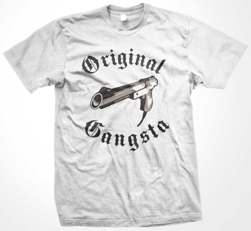 Original Gangsta Nintendo Duck Hunt Gun Mens T Shirt  