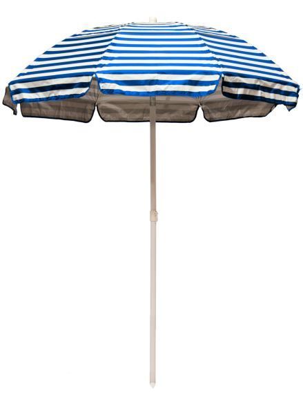 UPF 50 Solar Reflective Tilting Beach Umbrella & Bag  
