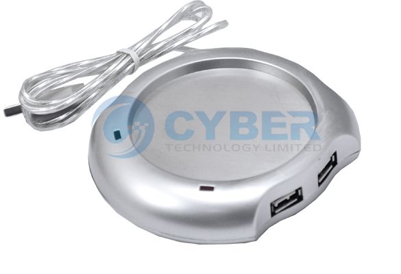 USB 2.0 High Speed 4 Port Hub Coffee/Tea Warmer Heater  