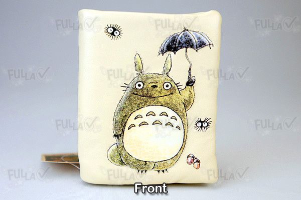 My Neighbor Totoro Wallet Purse with Zipped Coins Pocket #005  