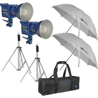 SP Studio Lighting LancerLight 3200 AC/DC Light Kit  