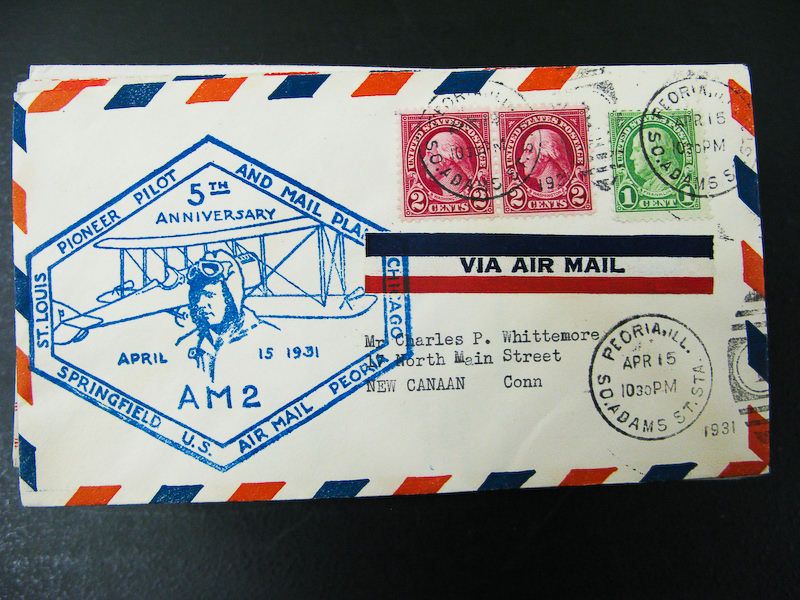 US Stamps 160 Early Flight Cover Collection  