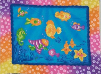 Donna Dewberry Bubble Buddies Fish Panel  