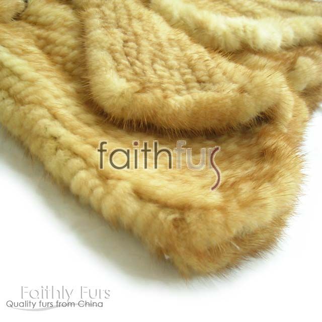 Mink Fur Knitted/Braided Coat/Jacket/Outerwear/Overcoat  