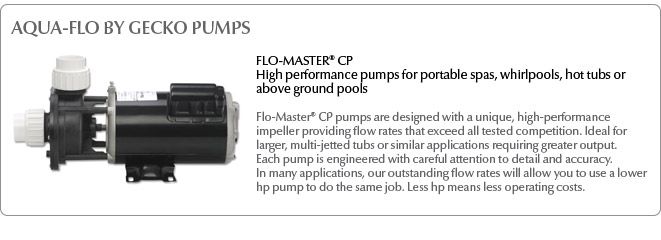 Aqua Flo HP SPA PUMP  FMHP 2HP 2SPD 230V 02120000 1010  