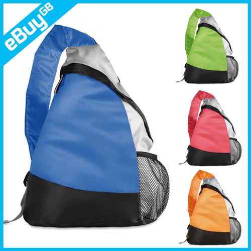 MONO STRAP SHOULDER RUCKSACK TRIANGLE GYM SPORT BAG  