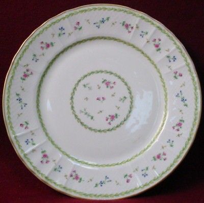 BERNARDAUD china ARTOIS GREEN pttrn SALAD PLATE  