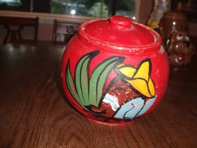 Vintage USA Siesta Tilt Biscuit/Cookie Jar  